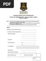 NWU Financial Undertaking Form 2025 | PDF | Salary | Fee