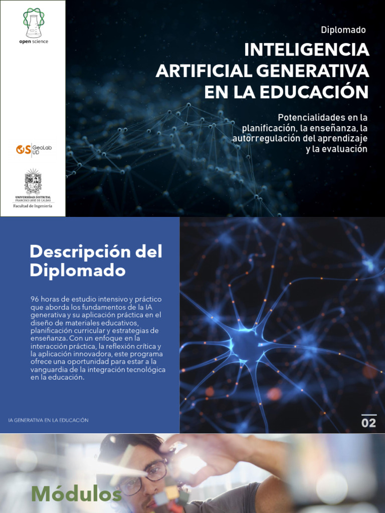 Diplomado IA en La Educación | PDF | Inteligencia artificial ...