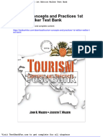 Dwnload Full Tourism Concepts and Practices 1st Edition Walker Test Bank PDF