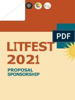 LITERASI FESTIVAL LitFest 2021 SPONSORSHIP PROPOSAL 1 Dikompresi