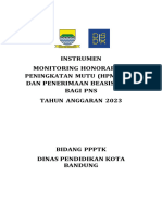 Instrumen Monev HPM, PPG, Beasiswa 2023 Utk Sekolah