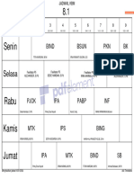 Jadwal Sem Genap Per Kelas 2023-2024