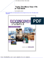 Dwnload Full Economics Today The Micro View 17th Edition Miller Test Bank PDF