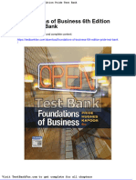 Dwnload Full Foundations of Business 6th Edition Pride Test Bank PDF