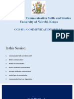 CCS 001 Communication Skills
