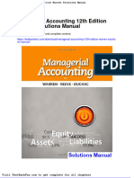 Dwnload Full Managerial Accounting 12th Edition Warren Solutions Manual PDF
