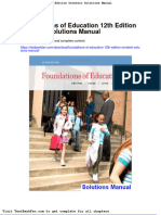 Dwnload Full Foundations of Education 12th Edition Ornstein Solutions Manual PDF