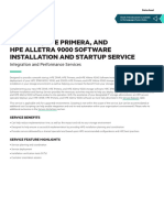 HPE 3PAR, HPE Primera, and HPE Alletra 9000 Software Installation and Startup Service Data Sheet-4aa5-8036enw
