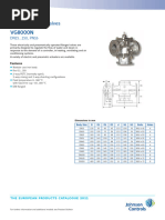 3) Actuator Valve - Johnson Control VG8000N