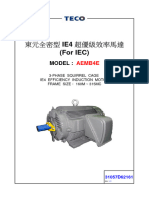 5) AHU Motor - Teco