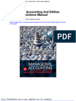 Dwnload Full Managerial Accounting 2nd Edition Garrison Solutions Manual PDF