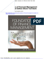 Dwnload Full Foundations of Financial Management Canadian 1st Edition Block Test Bank PDF