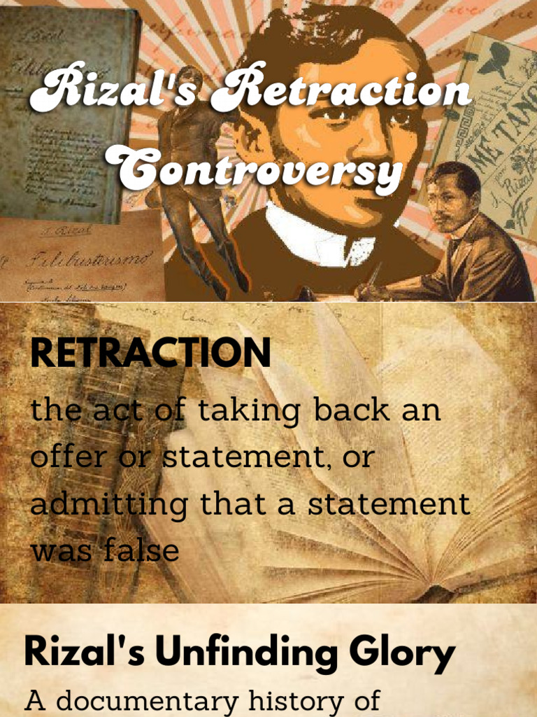 Rizal's Retraction: Evidence and Controversy | PDF