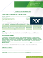 M Kimisitu Registration Form