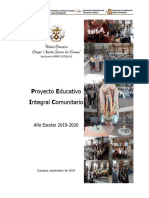 Proyecto Educativo Integral Comunitario 2019-2020