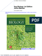 Dwnload Full Understanding Biology 1st Edition Mason Solutions Manual PDF