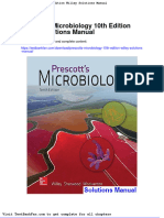 Dwnload Full Prescotts Microbiology 10th Edition Willey Solutions Manual PDF