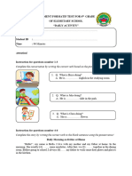 Asesment Formatif Test For 4th Grade