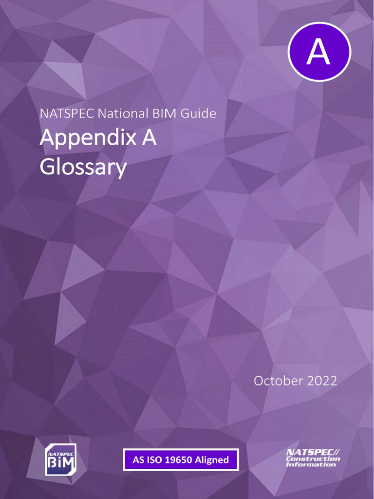 NATSPEC National BIM Guide Appendix A - Glossary 2022-10 Web | PDF ...