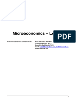 Syllabus Microeconomics 2