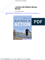 Dwnload Full Business in Action 6th Edition Bovee Solutions Manual PDF