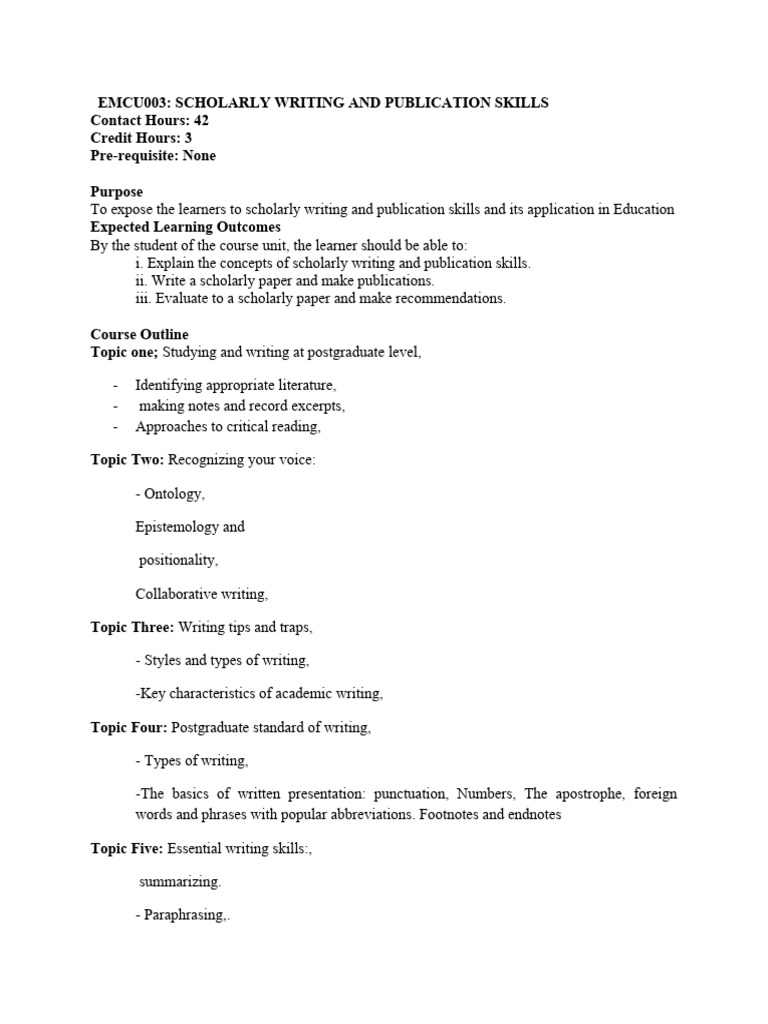 emcu003-scholarly-writing-and-publication-course-outline-pdf