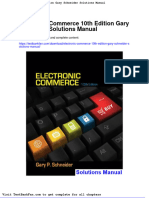 Dwnload Full Electronic Commerce 10th Edition Gary Schneider Solutions Manual PDF