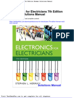 Dwnload Full Electronics For Electricians 7th Edition Herman Solutions Manual PDF
