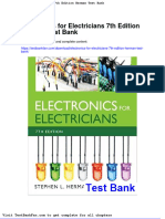 Dwnload Full Electronics For Electricians 7th Edition Herman Test Bank PDF
