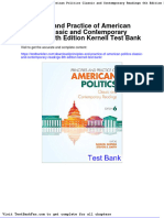 Dwnload Full Principles and Practice of American Politics Classic and Contemporary Readings 6th Edition Kernell Test Bank PDF