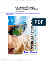 Dwnload full Principles and Labs for Physical Fitness 9th Edition Hoeger Test Bank pdf
