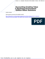 Dwnload Full Managerial Accounting Creating Value in A Dynamic Business Environment Global 10th Edition Hilton Solutions Manual PDF