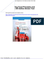Dwnload Full Understanding Food Principles and Preparation 5th Edition Brown Test Bank PDF