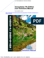 Dwnload Full Elemental Geosystems 7th Edition Christopherson Solutions Manual PDF