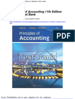 Dwnload Full Principles of Accounting 11th Edition Needles Test Bank PDF