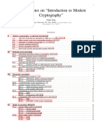 Crypto Notes