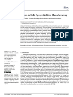 A Review of Advances in Cold Spray Additive Manufacturing