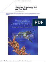 Dwnload Full Principles of Animal Physiology 3rd Edition Moyes Test Bank PDF