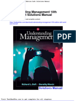 Dwnload Full Understanding Management 10th Edition Daft Solutions Manual PDF