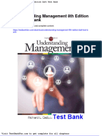 Dwnload Full Understanding Management 8th Edition Daft Test Bank PDF