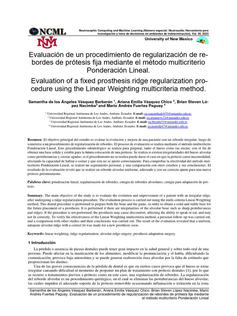 Regularización de rebordes en prótesis fija | PDF