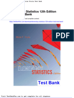 Dwnload Full Elementary Statistics 12th Edition Triola Test Bank PDF