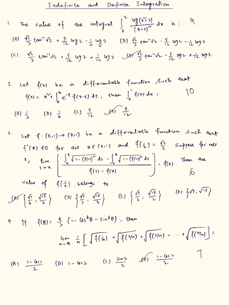 II and DI Good Level of Questions | PDF