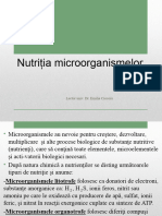NutriÈ - Ia Microorganismelor