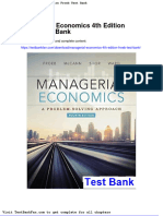 Dwnload Full Managerial Economics 4th Edition Froeb Test Bank PDF
