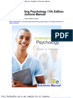 Dwnload Full Understanding Psychology 11th Edition Feldman Solutions Manual PDF