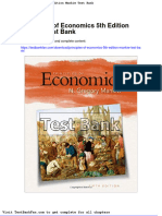 Dwnload Full Principles of Economics 5th Edition Mankiw Test Bank PDF