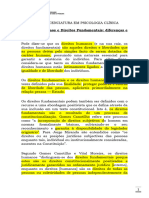 Direitos Humanos e Direitos Fundamentais