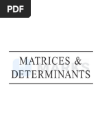 16 Matrices and Determinants