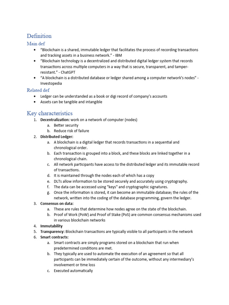 Blockchain Basics Overview and Insights | PDF | Applications Of ...